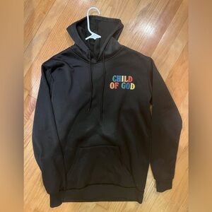 Black 'Child of God' Kids Hoodie